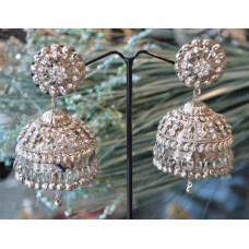 High Ended Designer Earrings in Antique Gold base